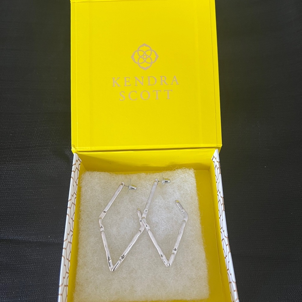 Kendra Scott silver earrings